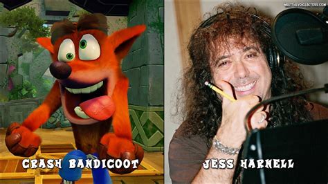 crash bandicoot voice actors